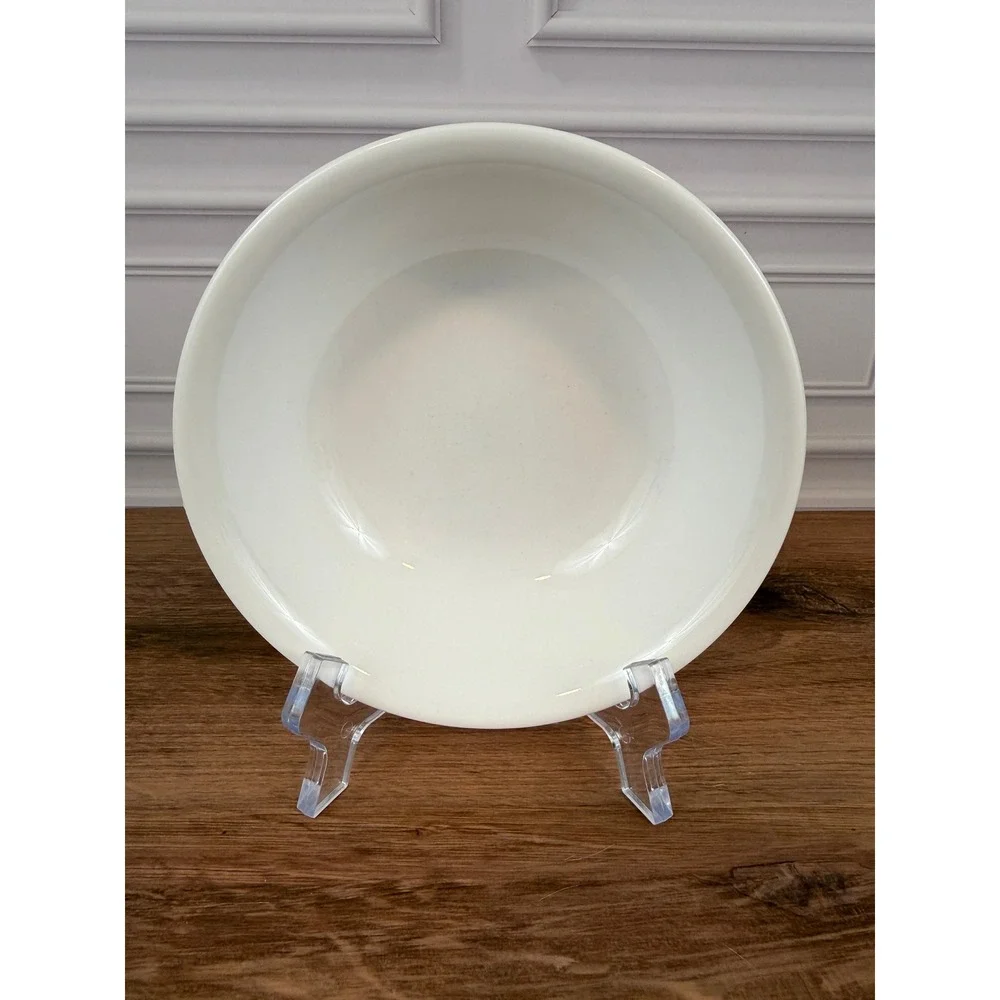 Vintage PAIR (2) White Corelle Vitrelle 5 1/4